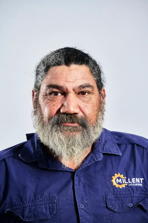 A professional portrait of Terry Leaf, Site Manager at Millent Civil